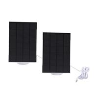 Leftwei Chargeur de Panneau Solaire étanche 8W, Haute efficacité, pour Blink Outdoor, 4 Caméras Micro USB et USB C, Installation Facile