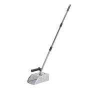 Leftwei Pelle à Sable 2 en 1, Pelle Tamiseuse à Sable en Acier Inoxydable avec Trous de Drainage de 7 Mm, Longue Poignée Amovible en Caoutchouc Antidérapant, Idéale pour Le Détecteur de Métaux, à