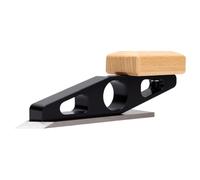 Leftwei Rabot Ciseau à Bois Compact avec Lame Pointue en Acier allié | Poignée Ergonomique en érable, Contrôle Léger et Précis pour le Travail du Bois Fin, L'ébavurage et le chanfreinage.
