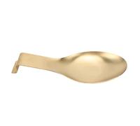 Leftwei Repose-cuillère en Acier Inoxydable, Porte-ustensile, Outil de Cuisine avec Finition Lisse, Résistant à la Chaleur pour Tenir les Cuillères, Louches, Spatules (GOLD)