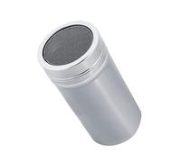 Leftwei Shaker à Sucre en Poudre en Acier Inoxydable, Shaker à Sucre à la Cannelle Poudre de Sucre Glace Farine de Cacao Tamis à café Outils de Cuisson Couvercle Shaker à Chocolat (L)