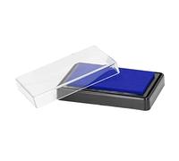 Leftwei Tampon Encreur Empreinte de bébé, Sûr, Non Toxique, Réutilisable pour Créer des Souvenirs Durables avec les Bébés et les Animaux Domestiques, 9,3x6,5 Cm (Encre bleue)