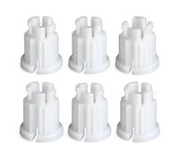 LEFZUR 6 Pièces Douilles à Clipser Universelles pour Robinets à Deux Manettes, Remplacer les Poignées Usées, pour Cuisine, Salle de Bain, Sous-Sol et Jardin, Compatible GROHE, Dornbracht, KEMPER