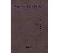 Legal Agenda journalier de poche 12 x 17 cm Marron