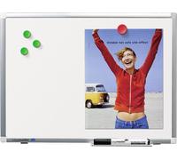 Legamaster 7-101054 Tableau blanc Premium Plus - 120 x 90 cm, blanc, magnétique, montage mural