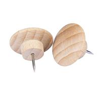 Legamaster 7-145125 Wooden Lot de 25 épingles en bois de hêtre 20 mm de diamètre