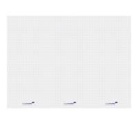 Legamaster Feuilles Magic-Chart électrostatiques blanches quadrillées 90 x 120 cm - 15 feuilles