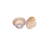 Legamaster Wooden 7-181725 Lot de 5 aimants néodyme pour tableaux blancs et tableaux en verre Hêtre 25 mm