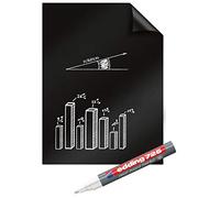 Legamaster Magic-Chart 25 feuilles noir électrostatique 80 x 60 cm