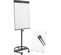 Legamaster Paperboard mobile SKETCH PRO (l x H x P) 680 x 2050 x 640 mm effaçable, inscriptible, réglable en hauteur, Porte-bloc fourni 7-153610