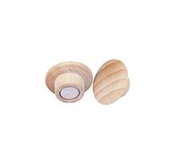 Legamaster Wooden 7-181725 Lot de 5 aimants néodyme pour tableaux blancs et tableaux en verre Hêtre 25 mm