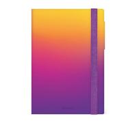 Legami - Agenda hebdomadaire 2026-2027, Sunset Vibes, 16 mois, format moyen, agenda de septembre 2026 à décembre 2027, fermeture à élastique, papier certifié FSC, avec agenda mensuel, 12 x 18 cm