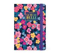Legami - Agenda hebdomadaire illustré 2026-2027, Flowers, 16 mois, format moyen, de septembre 2026 à décembre 2027, fermeture à élastique, papier certifié FSC, 12 x 18 cm