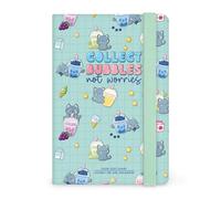 Legami - Agenda hebdomadaire illustré avec carnet 2026-2027, Kitty Bubble Tea, 16 mois, format petit, de septembre 2026 à décembre 2027, fermeture à élastique, papier certifié FSC, 9,5 x 13,5 cm