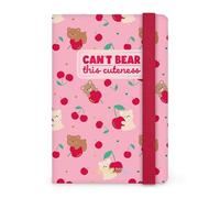 Legami - Agenda hebdomadaire illustré avec carnet 2026-2027, Teddy Bear Pink, 16 mois, format petit, de septembre 2026 à décembre 2027, fermeture à élastique, papier certifié FSC, 9,5 x 13,5 cm