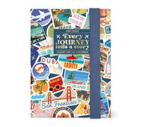 Legami - Agenda hebdomadaire Mini 2027, Travel Stickers, 12 mois, 8 x 11 cm
