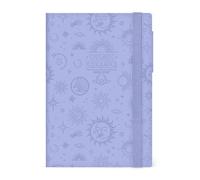 Legami - Agenda journalier 2026-2027, Cosmic Lilac, 16 mois, format moyen, agenda de septembre 2026 à décembre 2027, fermeture à élastique, papier certifié FSC, 12 x 18 cm