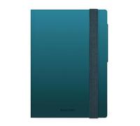 Legami - Agenda journalier 2026-2027, Deep Teal, 16 mois, petit format, agenda de septembre 2026 à décembre 2027, fermeture à élastique, papier certifié FSC, avec agenda mensuel, 9,5 x 13,5 cm