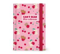 Legami - Agenda photo journalier 2026-2027, Teddy Bear Pink, 16 mois, format moyen, agenda de septembre 2026 à décembre 2027, fermeture à élastique, papier certifié FSC, 12 x 18 cm