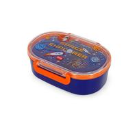 LEGAMI - Boîte à collations, thème Space, 1 boîte à snacks avec séparateur amovible, fermeture par clip, facile à ouvrir et à refermer, lavable au lave-vaisselle, 18 x 7 x 14 cm