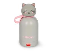 LEGAMI - Bouteille d'eau pour enfants Hot&Cold BFF, Kitty, double couche en acier inoxydable 18/8 avec fermeture hermétique, garde le chaud pendant 12 h et le froid pendant 24 h, capacité 310 ml