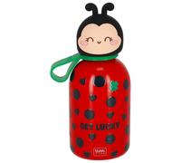 Legami - Thermos pour enfants Hot&Cold BFF, motif Ladybug, en acier inoxydable 18/8 à double paroi, fermeture hermétique, garde au chaud pendant 12 heures