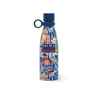 Legami - Bouteille thermos Hot&Cold, 500 ml, fermeture hermétique, 12 heures pour les boissons chaudes, 24 heures pour les boissons froides, poignée amovible en silicone, en acier inoxydable, sans BPA