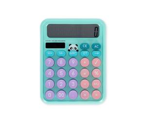 Legami - Calculatrice de Table Calcoolator, Thème Panda, Calculatrice Solaire à Double Alimentation, à Piles AAA (Non incluses) ou à énergie Solaire, 15,8 x 12 x 2,8 cm