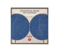 Legami - Calendrier 2027 Mural, Celestial Maps, Grand Calendrier Mural, 12 Mois et Agenda Annuel, en 6 langues, Espace pour les Notes, Signes du Zodiaque, Jours Fériés Internationaux, 30 x 29 cm