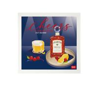 Legami - Calendrier 2027 Mural, Cheers, Grand Format, 12 Mois et Agenda Annuel, en Anglais, Espace pour les Notes, Signes du Zodiaque, Jours Fériés Internationaux, 30 x 29 cm