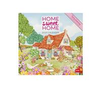 Legami - Calendrier 2027 Mural, Home Sweet Home, Grand Format, 12 Mois et Agenda Annuel, en Anglais, Espace pour les Notes, Signes du Zodiaque, Jours Fériés Internationaux, 30 x 29 cm