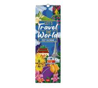 Legami - Calendrier 2027 Mural, Let's Travel, 12 Mois, 16 x 49 cm
