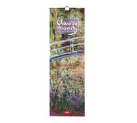 Legami - Calendrier 2027 Mural, Monet, Petit Calendrier Mural, 12 Mois et Agenda Annuel, en 6 Langues, Espace pour les Notes, Signes du Zodiaque, Jours Fériés Internationaux, 16 x 49 cm