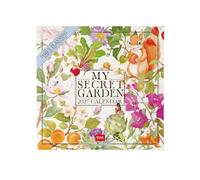 Legami - Calendrier 2027 Mural, My Secret Garden, Grand Format, 12 Mois et Agenda Annuel, en Anglais, Espace pour les Notes, Signes du Zodiaque, Jours Fériés Internationaux, 30 x 29 cm