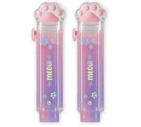 Legami - Caoutchouc rétractable - Meow, papeterie pour effacer crayons et crayons, gomme en forme de patte de chat, idéal pour l'école de bureau, idée cadeau mignonne, 2,5 x 9,2 x 1,5 cm, thème Kitty