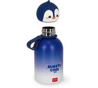 Legami – Gourde isotherme Le Pingouin 310ml – inox 18/8, hermétique, chaud 12h/froid 24h