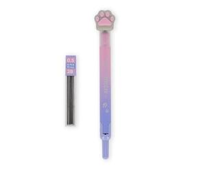 LEGAMI - Compas avec mine automatique, thème Kitty | 10 mines 0,5 mm avec 2B inclus, diamètre max 30 cm, compact, structure métallique résistante, 1.6 x 13 x 1.7 cm