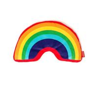 Legami - Coussin thermique avec graines de lin, chaud Cuddles, 26 x 26 cm, graines de lin, fleurs de lavande séchées, polyester et coton, variante Rainbow, donne détente