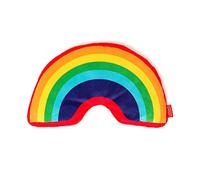 Legami - Coussin thermique avec graines de lin, chaud Cuddles, 26 x 26 cm, graines de lin, fleurs de lavande séchées, polyester et coton, variante Rainbow, donne détente