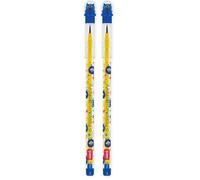 LEGAMI - Crayon empilable avec caoutchouc Take a Tip, Thème Monster, 11 Mine 2B, Pas besoin de taille-crayon, facile à utiliser, petit caoutchouc TPR inclus, en ABS (Lot de 2)