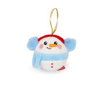 Legami - Décoration de Noël en Peluche Oh-Oh-Ornaments, Snowman, Boule de Noël, à Suspendre au Sapin, en Polyester, 9 x 10 x 4 cm