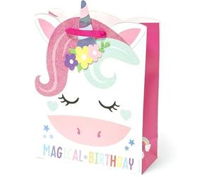 Legami Grand sac cadeau licorne