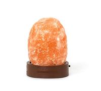 Legami - Lampe de sel de l'Himalaya, Mini, Ø 7 cm, 300/400 g, chromothérapie, forme naturelle, effet lumineux, piles non incluses, fait à la main