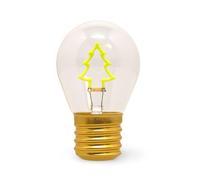 LEGAMI - Lampe de table en forme d'ampoule, Xmas Tree, pour une utilisation en intérieur uniquement, rechargeable avec câble USB, sans fil