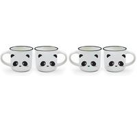 LEGAMI Liens Tasses de café, Multicolore, 5.5 x 5.5 x 5 cm Panda 5.5x5.5x5 cm Multicolore (Lot de 2)