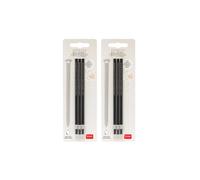 Legami - Lot de 2 paquets de recharges pour stylo effaçable, chaque paquet contient 3 recharges avec encre noire