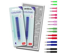 Legami Lot de 2 recharges pour stylo Lovely Friends avec enveloppe Tinte Ink Bleu