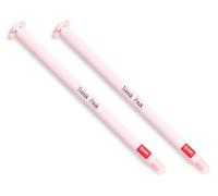 LEGAMI Lot de 2 stylos à encre gel effaçable - Pig, encre thermosensible, pointe de 0,7 mm, longueur 15 cm, encre rose