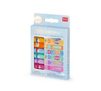 Legami Lot de 6 mini surligneurs - Teddy's Superpower
