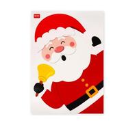 Legami - Lot de 70 Autocollants électrostatiques pour Fenêtre, édition de Noël, Autocollants électrostatiques, Décorations de Fenêtres, Décorations de Fenêtre Repositionnables et Réutilisables